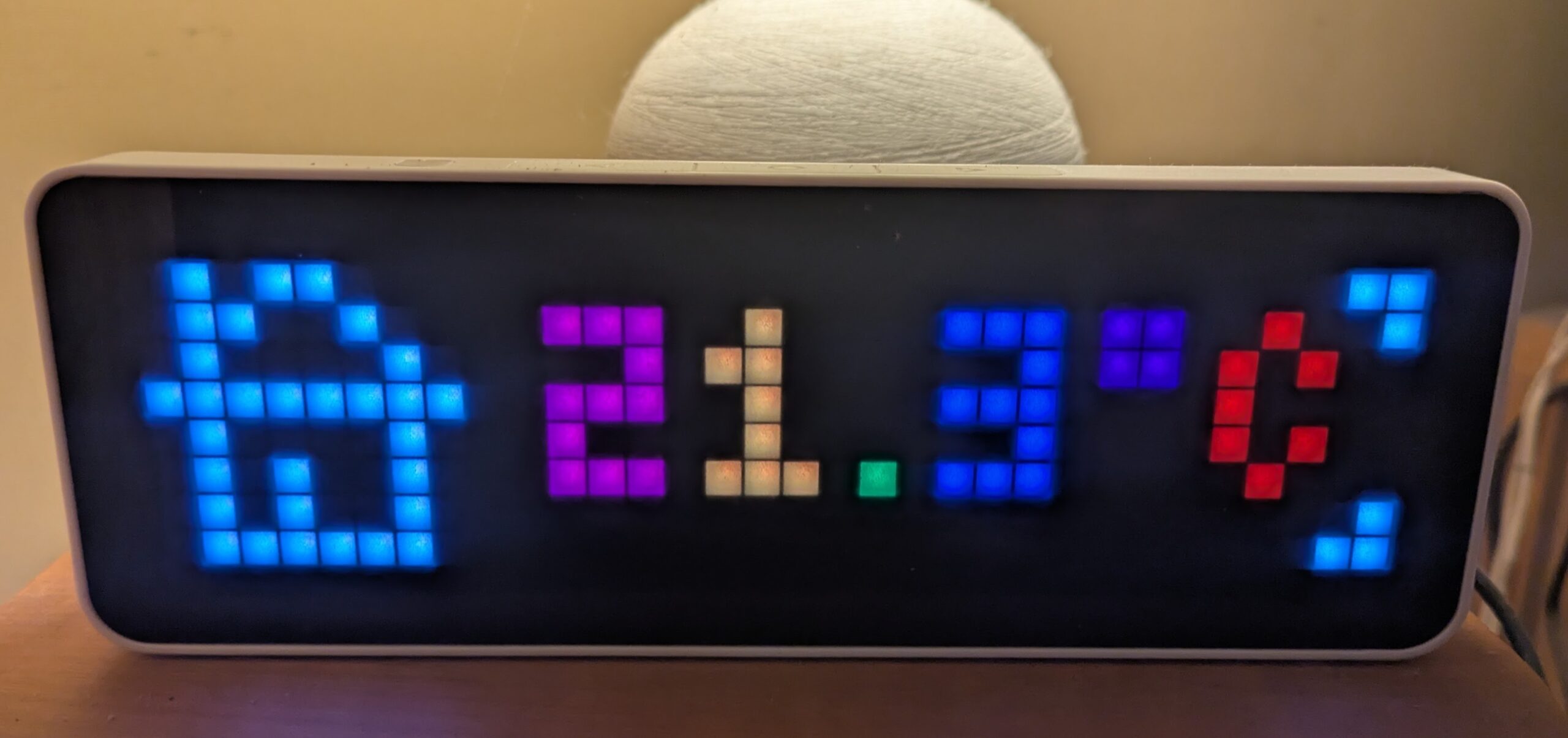 Affichage LED Home Assistant